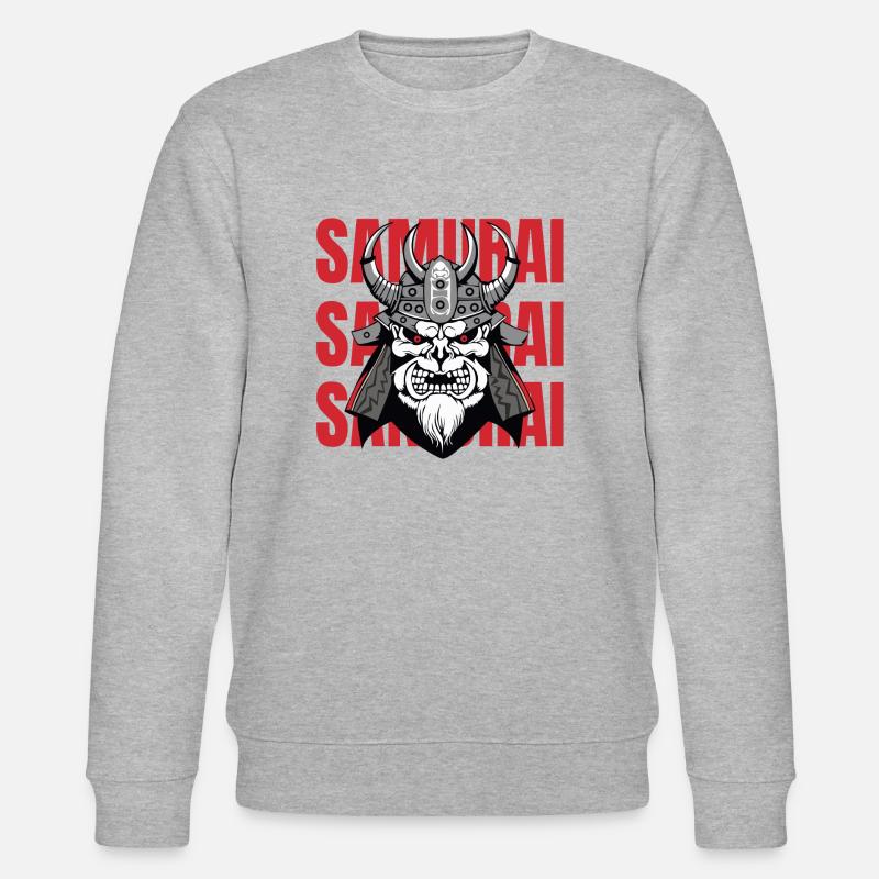 Samurai - Stanley/Stella Unisex Bio-Sweatshirt CHANGER  - Grau meliert