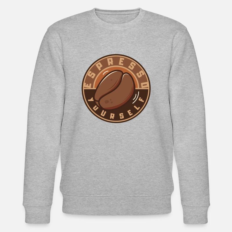 Espresso Yourself - Stanley/Stella Unisex Bio-Sweatshirt CHANGER  - Grau meliert