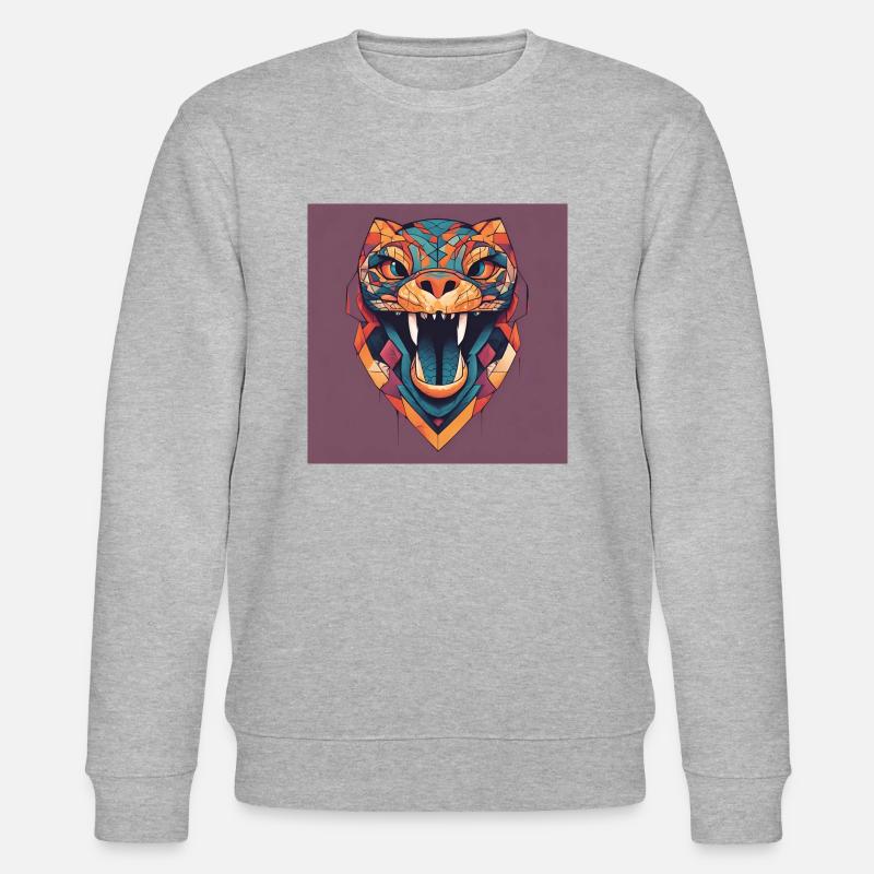 Panthère - Sweat bio CHANGER Stanley/Stella Unisexe - gris chiné