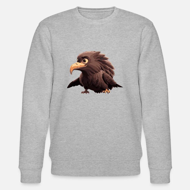 Bande dessinée Eagle - Sweat bio CHANGER Stanley/Stella Unisexe - gris chiné