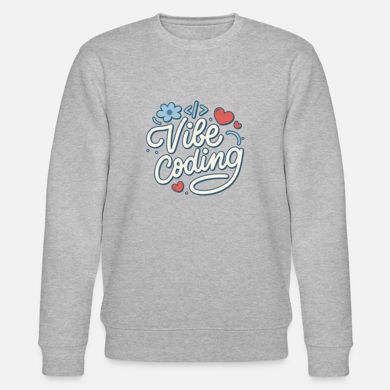 Vibe Coding - Sweat bio CHANGER Stanley/Stella Unisexe - gris chiné