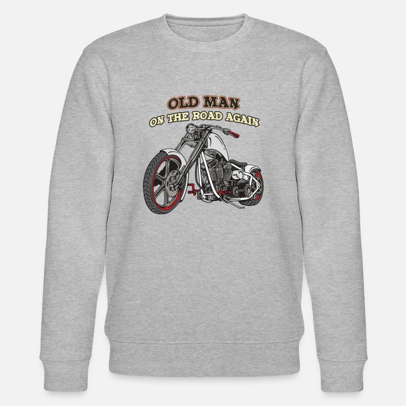 Old Man - Stanley/Stella Unisex Bio-Sweatshirt CHANGER  - Grau meliert
