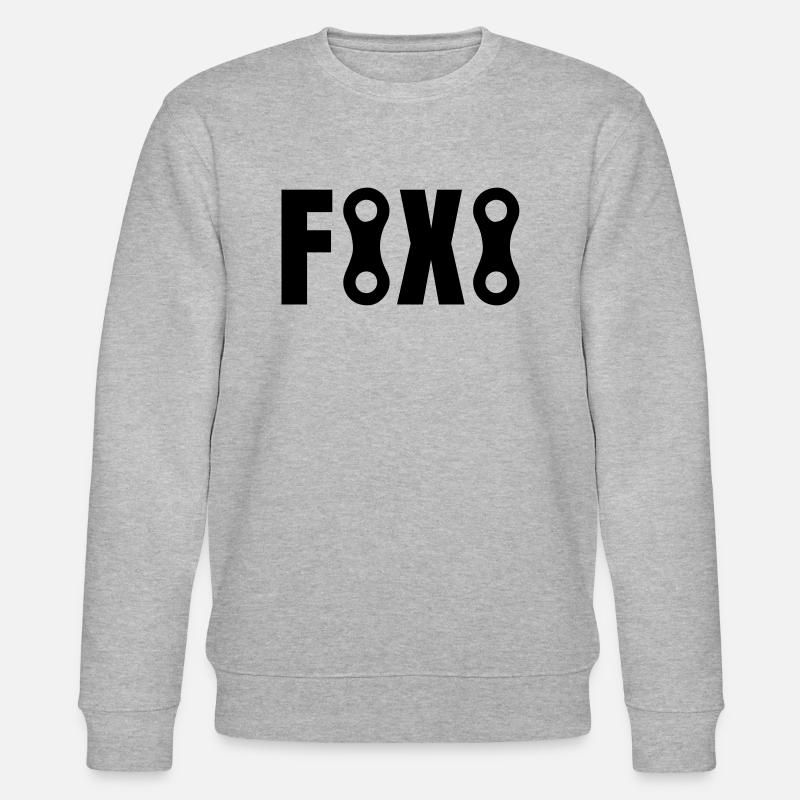 Fixations de chaînes - Sweat bio CHANGER Stanley/Stella Unisexe - gris chiné