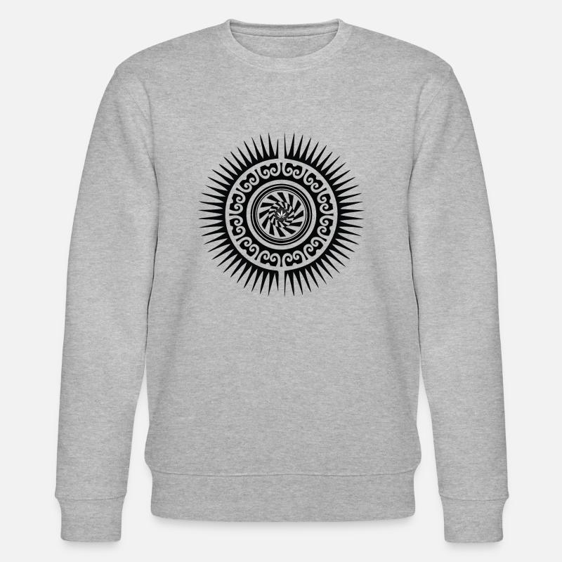 HASH MAORI - Stanley/Stella Unisex Bio-Sweatshirt CHANGER  - Grau meliert