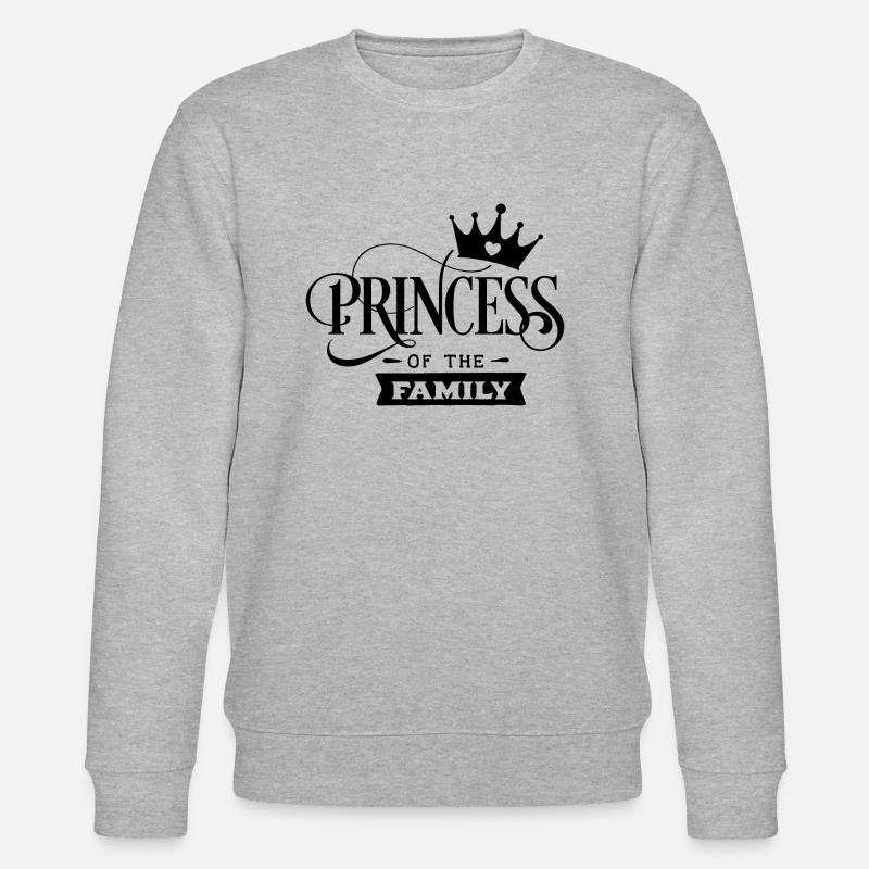 Princess - Stanley/Stella Unisex Bio-Sweatshirt CHANGER  - Grau meliert