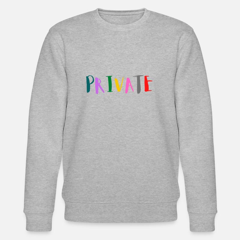 PRIVAT - Stanley/Stella Unisex Bio-Sweatshirt CHANGER  - Grau meliert
