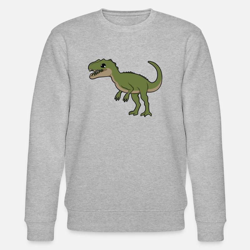 Allosaurus - Stanley/Stella Unisex Bio-Sweatshirt CHANGER  - Grau meliert