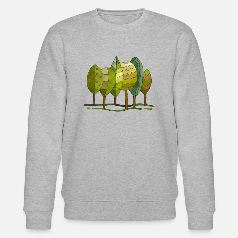 Baum - Stanley/Stella Unisex Bio-Sweatshirt CHANGER  - Grau meliert