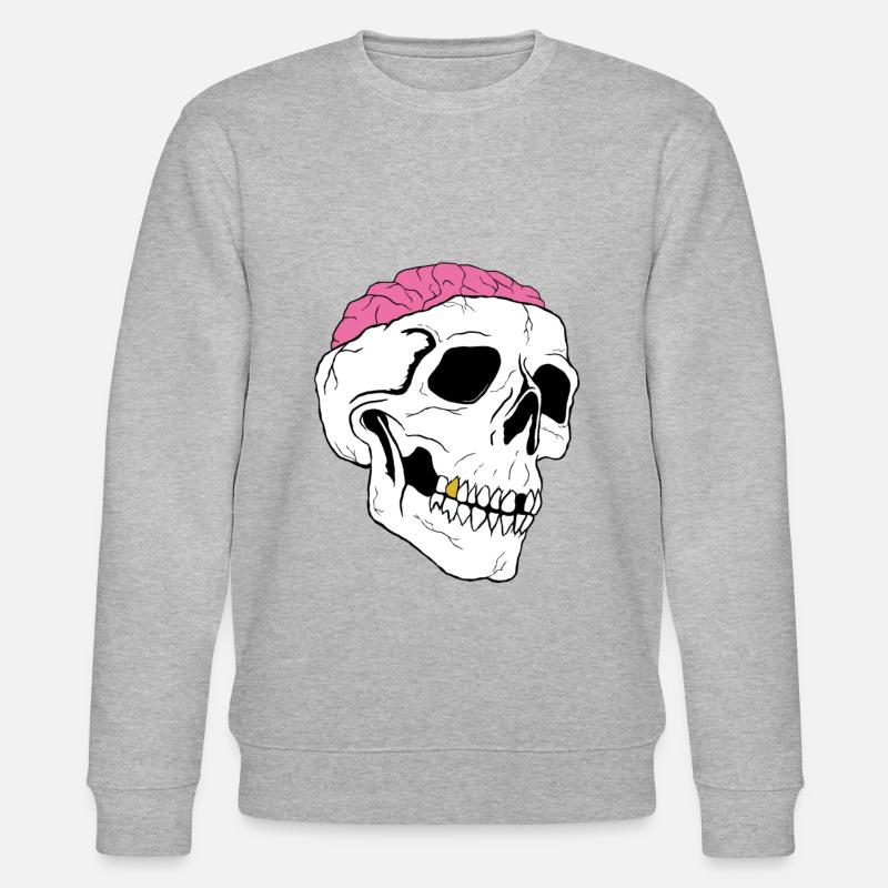 Skully - Stanley/Stella Unisex Bio-Sweatshirt CHANGER - Grau meliert