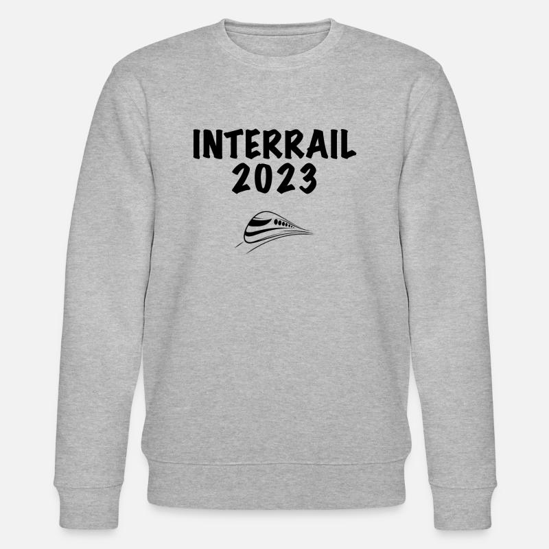 Interrail 2023 - Stanley/Stella Unisex Bio-Sweatshirt CHANGER  - Grau meliert