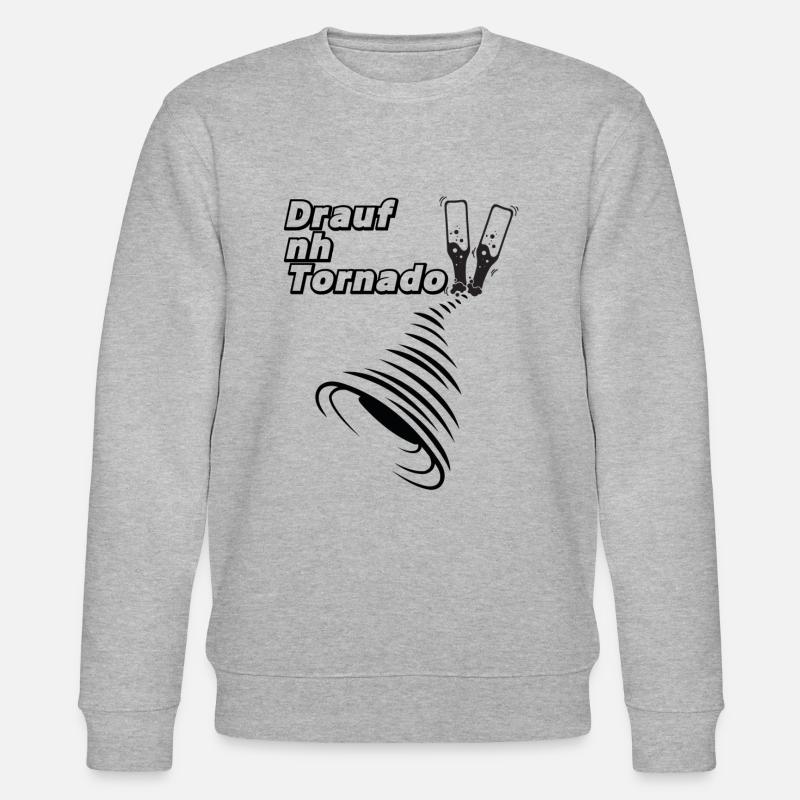 Bier Tornado Logo - Stanley/Stella Unisex Bio-Sweatshirt CHANGER - Grau meliert