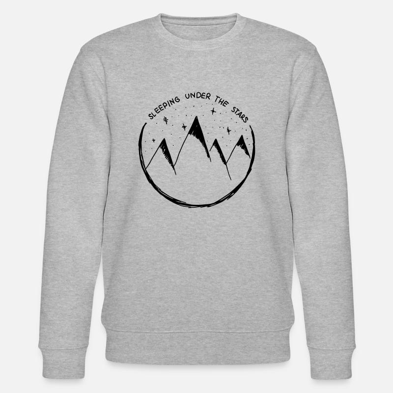 SLEEPING UNDER THE STARS - Stanley/Stella Unisex Bio-Sweatshirt CHANGER - Grau meliert