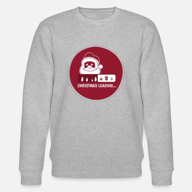 CHRISTMAS IS LOADING - Stanley/Stella Unisex Bio-Sweatshirt CHANGER  - Grau meliert