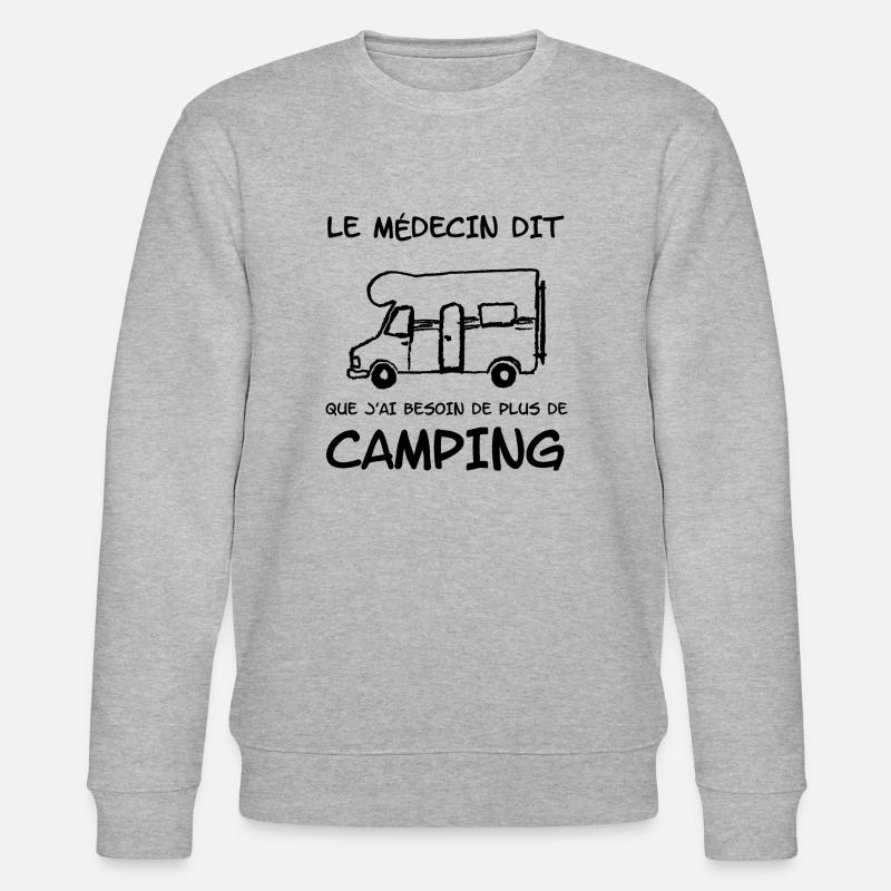 le medecin dit - Stanley/Stella Unisex Bio-Sweatshirt CHANGER  - Grau meliert