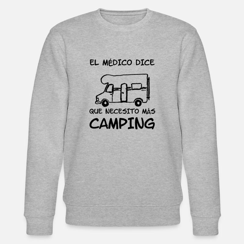 el medico dice - Stanley/Stella Unisex Bio-Sweatshirt CHANGER  - Grau meliert
