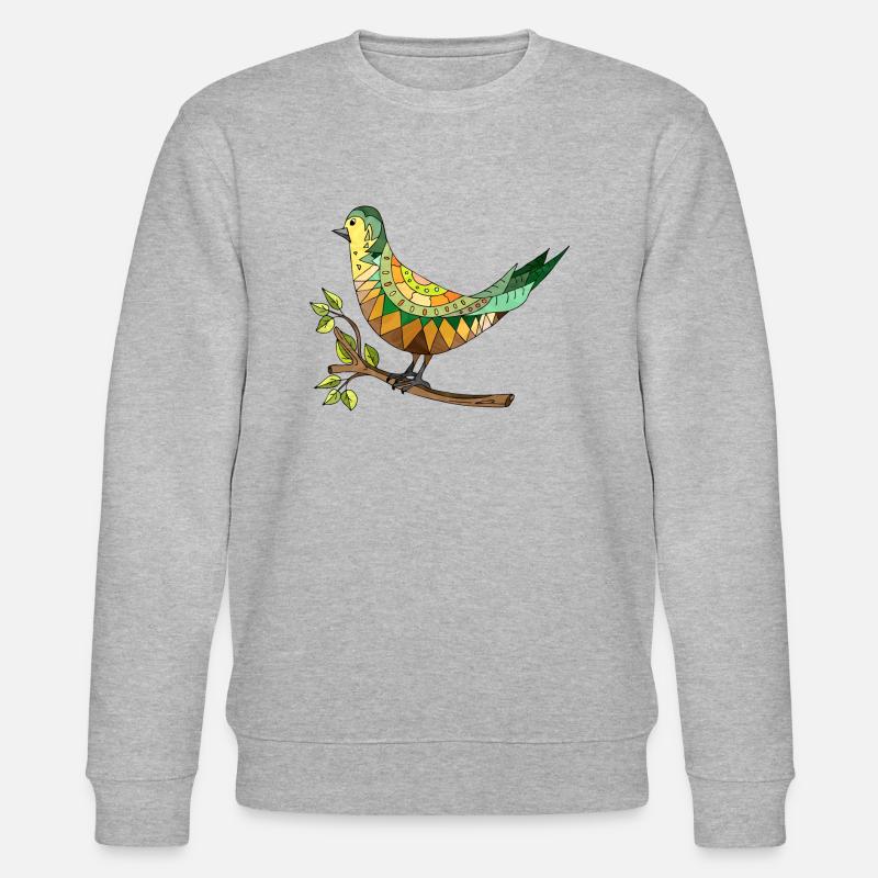 Vogel - Stanley/Stella Unisex Bio-Sweatshirt CHANGER  - Grau meliert