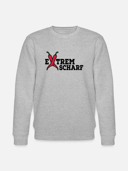 extrem scharf - Stanley/Stella Unisex Bio-Sweatshirt CHANGER - Grau meliert