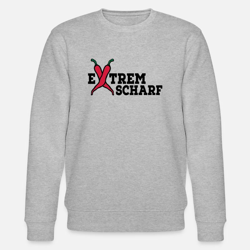 extrem scharf - Stanley/Stella Unisex Bio-Sweatshirt CHANGER  - Grau meliert