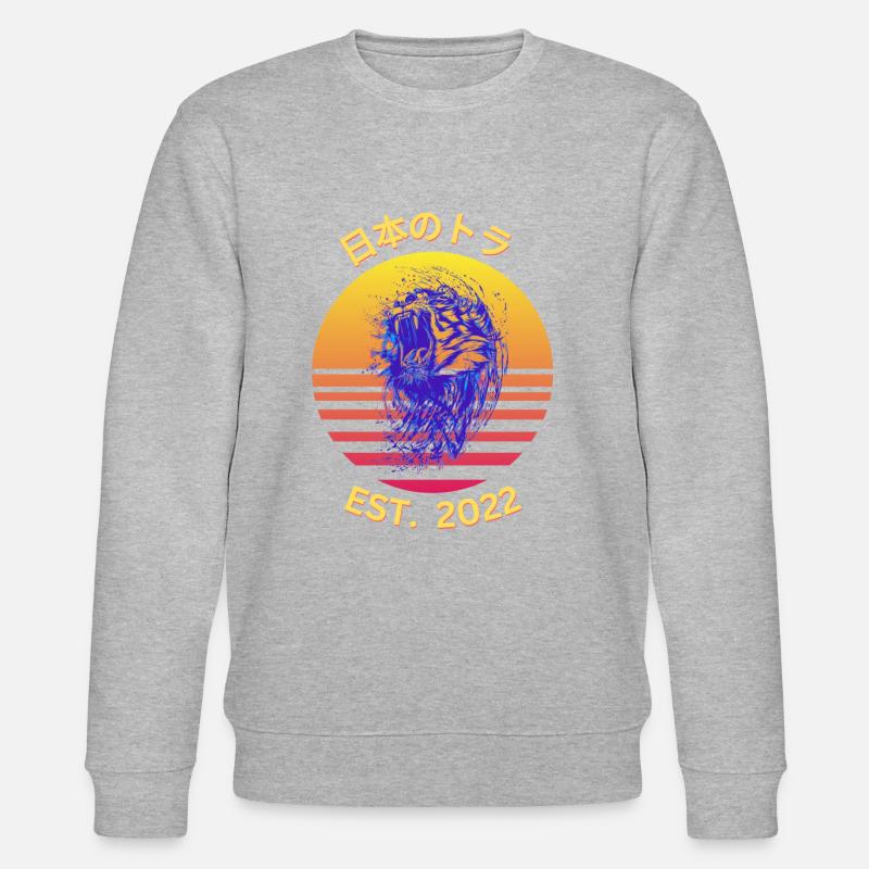 芸者 2022 1 - Stanley/Stella Unisex Bio-Sweatshirt CHANGER  - Grau meliert