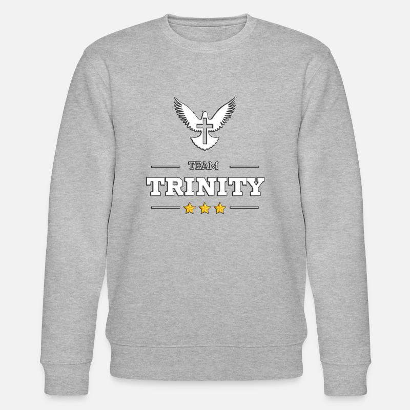 TEAM TRINITY - Stanley/Stella Unisex Bio-Sweatshirt CHANGER  - Grau meliert