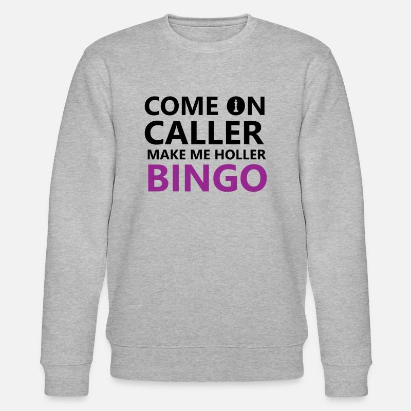 boardgame chess backgammon game night - Stanley/Stella Unisex Bio-Sweatshirt CHANGER  - Grau meliert