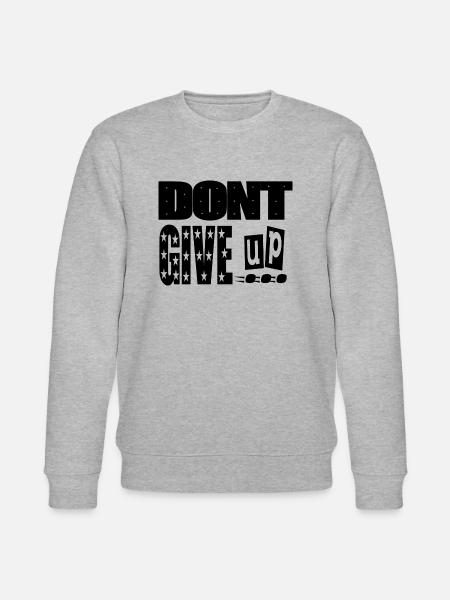 of which give up - Stanley/Stella CHANGER Unisex Organic Sweatshirt - heather grey