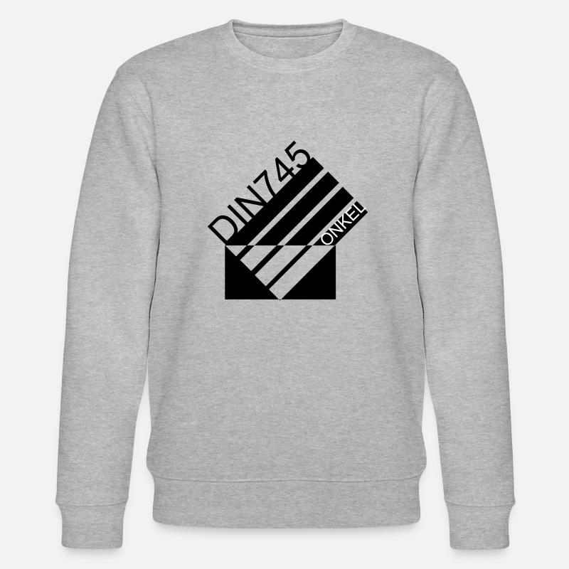 DIN ONKEL 745 - Sweat bio CHANGER Stanley/Stella Unisexe - gris chiné