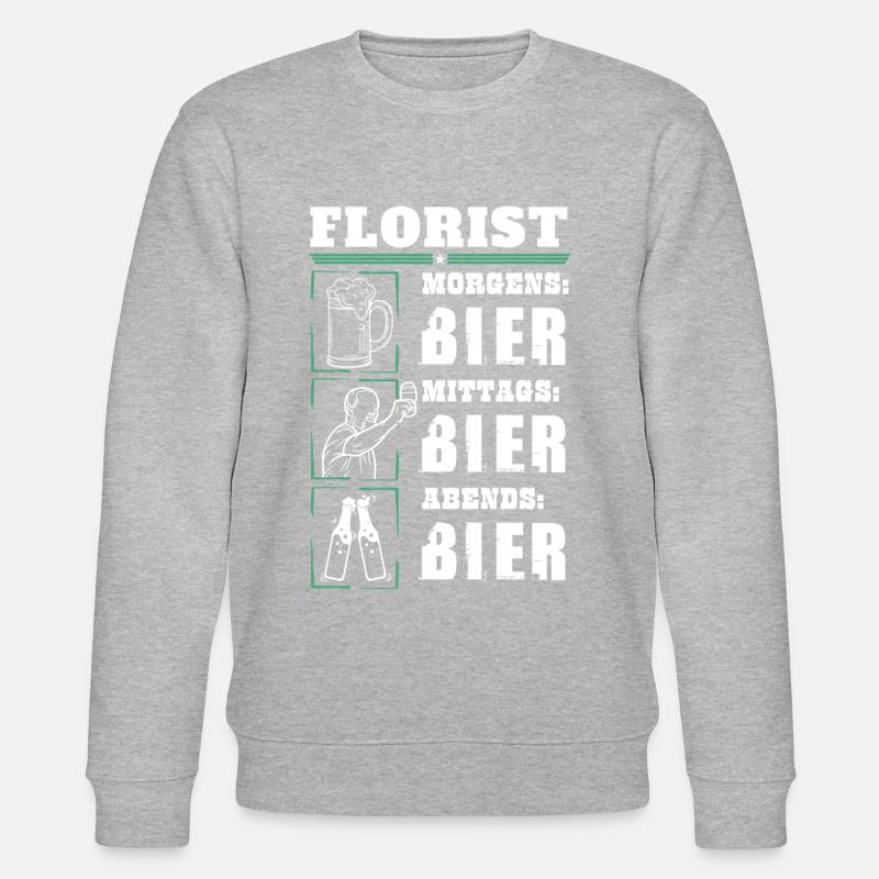 Mon quotidien de fleuriste - Sweat bio CHANGER Stanley/Stella Unisexe - gris chiné