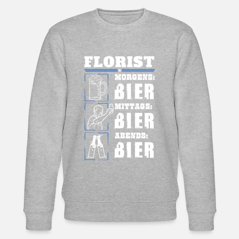 Mon quotidien de fleuriste - Sweat bio CHANGER Stanley/Stella Unisexe - gris chiné