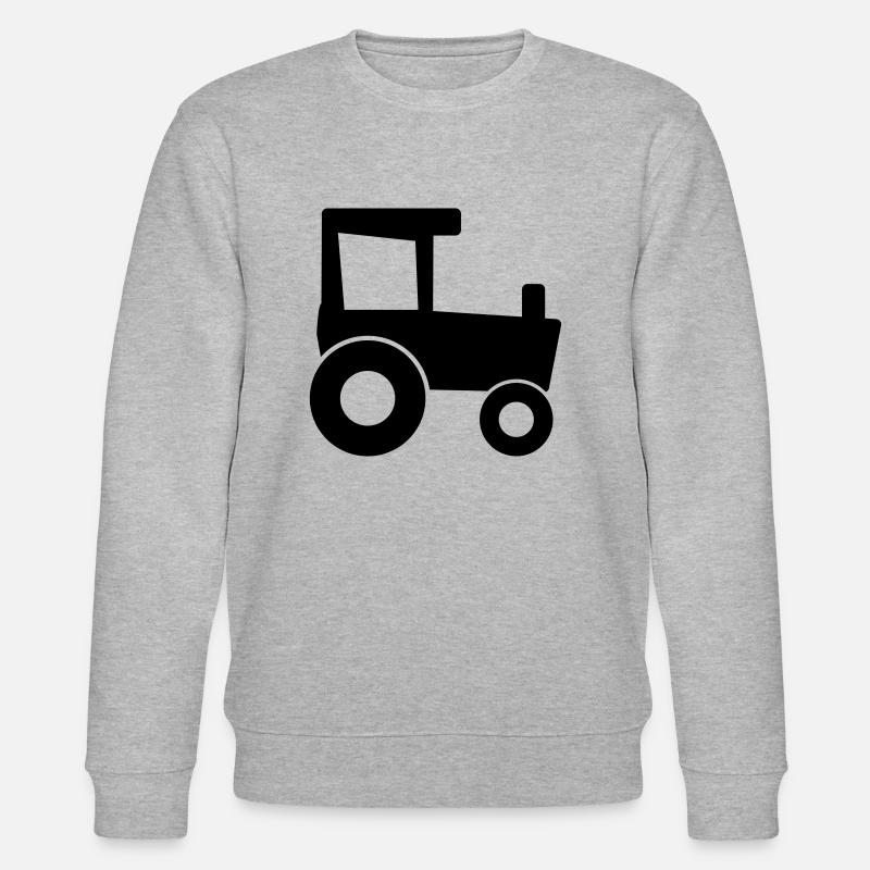 Traktor Schlepper Landwirtschaft - Stanley/Stella Unisex Bio-Sweatshirt CHANGER  - Grau meliert
