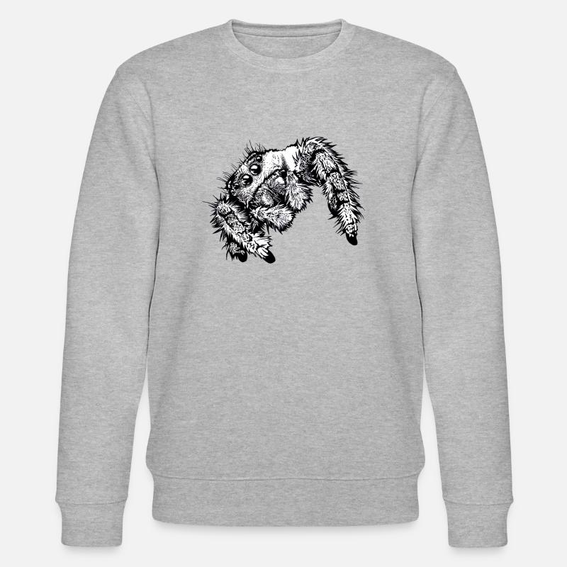Springspinne - Stanley/Stella Unisex Bio-Sweatshirt CHANGER  - Grau meliert