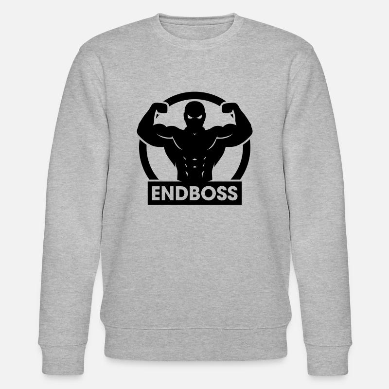 Bodybuilders de boss final - Sweat bio CHANGER Stanley/Stella Unisexe - gris chiné