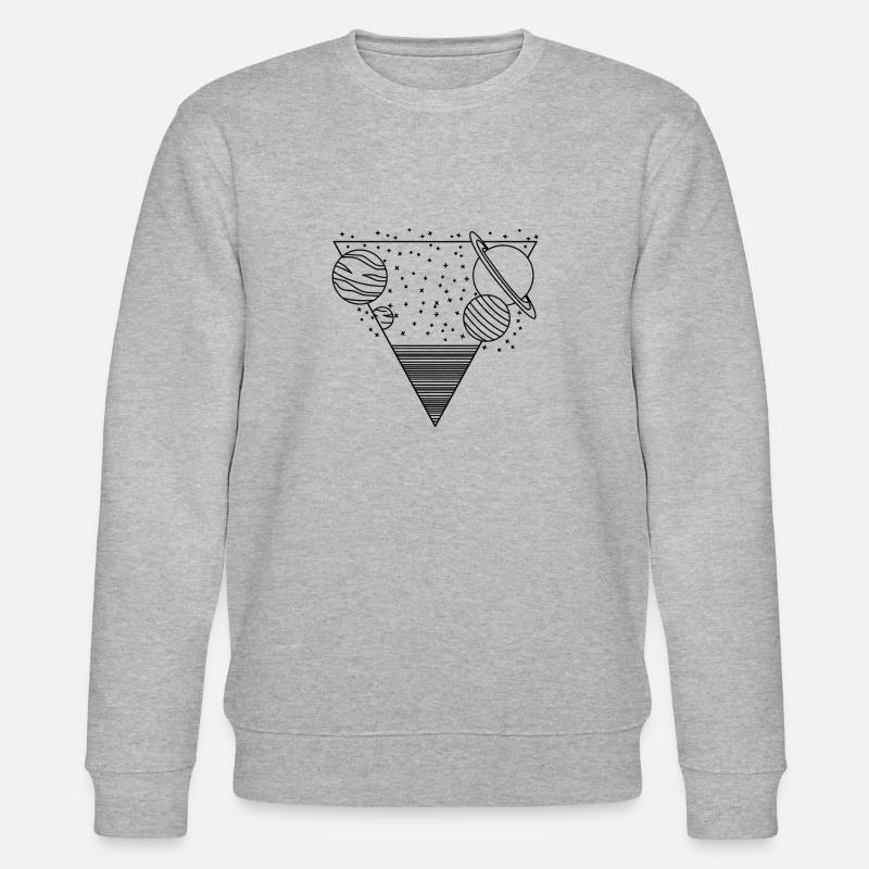 L’espace dans le triangle - Sweat bio CHANGER Stanley/Stella Unisexe - gris chiné