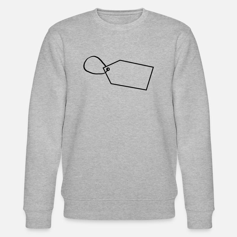 Etikette - Stanley/Stella Unisex Bio-Sweatshirt CHANGER  - Grau meliert