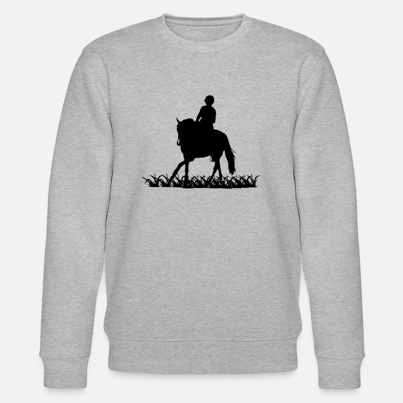 Horse - Stanley/Stella CHANGER Unisex Organic Sweatshirt - heather grey