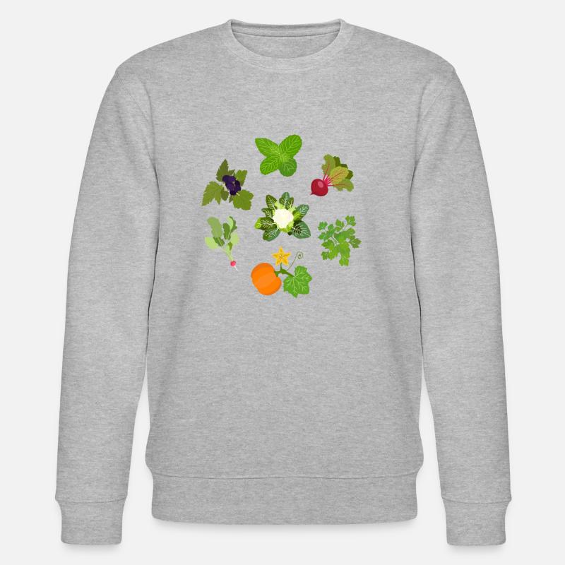 légumes jardin potager - Sweat bio CHANGER Stanley/Stella Unisexe - gris chiné