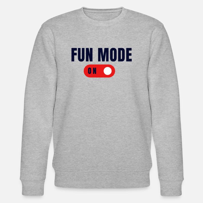 Fun Mode On - Sweat bio CHANGER Stanley/Stella Unisexe - gris chiné