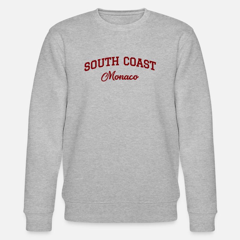 SÜDKÜSTE Monaco - Stanley/Stella Unisex Bio-Sweatshirt CHANGER  - Grau meliert