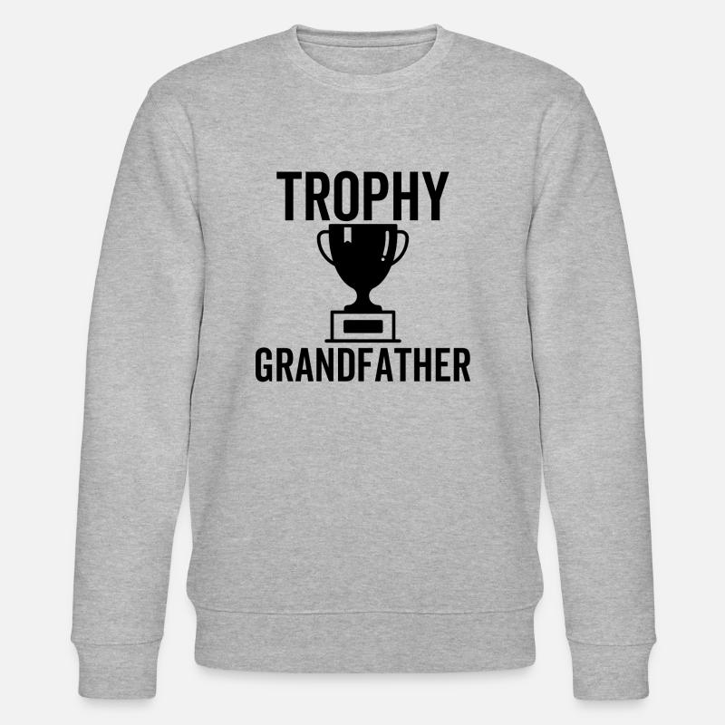 Trophäe Großvater - Stanley/Stella Unisex Bio-Sweatshirt CHANGER  - Grau meliert