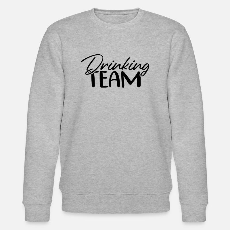 Drinking Team - Stanley/Stella Unisex Bio-Sweatshirt CHANGER  - Grau meliert