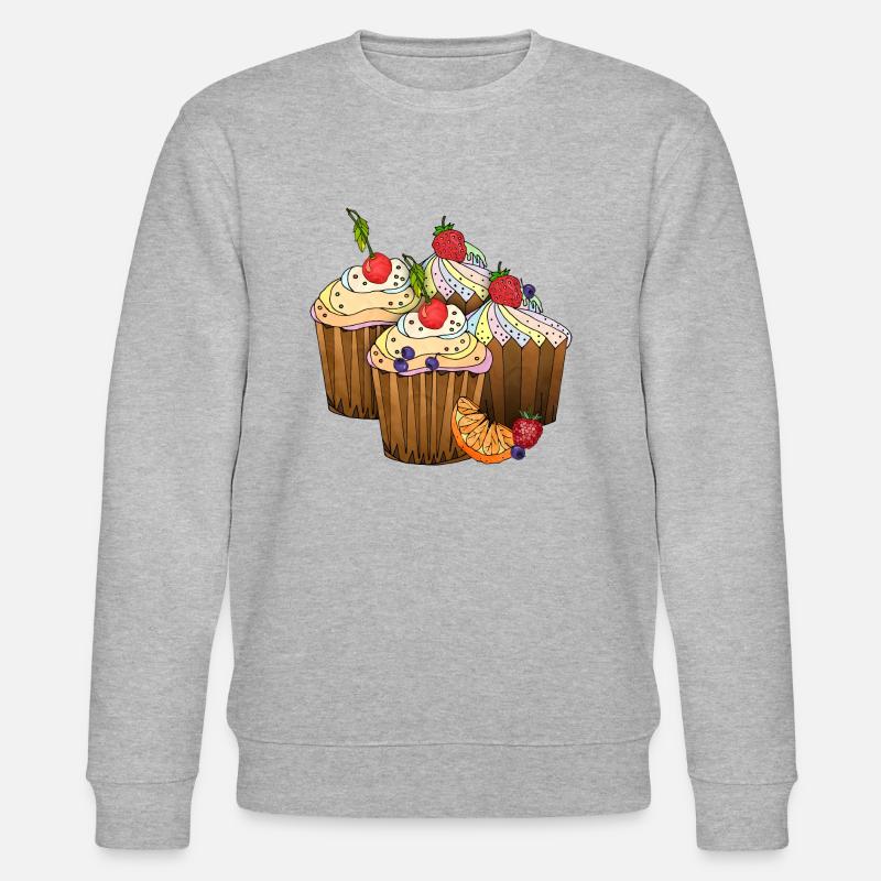 Kuchen - Stanley/Stella Unisex Bio-Sweatshirt CHANGER  - Grau meliert