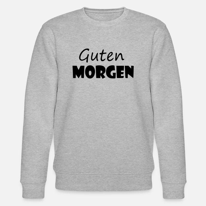 Guten Morgen - Stanley/Stella Unisex Bio-Sweatshirt CHANGER  - Grau meliert
