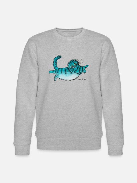 blue Fluffy - Stanley/Stella CHANGER Unisex Organic Sweatshirt - heather grey