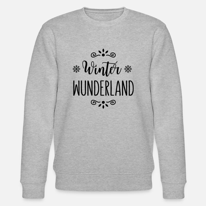 Winter Wunderland - Stanley/Stella Unisex Bio-Sweatshirt CHANGER  - Grau meliert