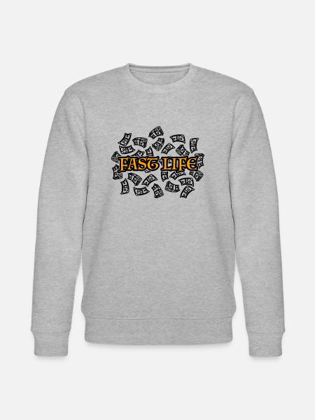 Fast Life - Stanley/Stella Unisex Bio-Sweatshirt CHANGER - Grau meliert