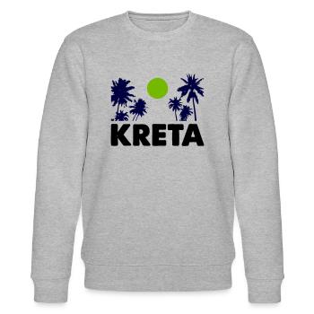 Crete - Stanley/Stella CHANGER Unisex Organic Sweatshirt - heather grey - Front - Nik (191cm) & Marisol (170cm)