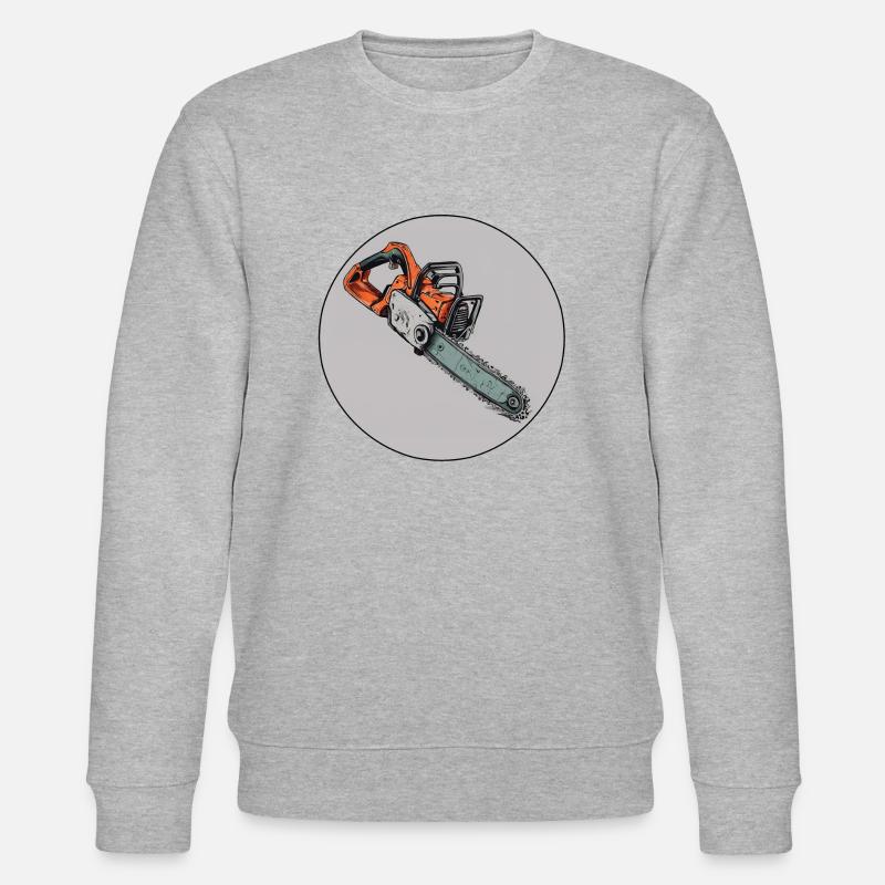 Chainsaw - Stanley/Stella CHANGER Unisex Organic Sweatshirt - heather grey