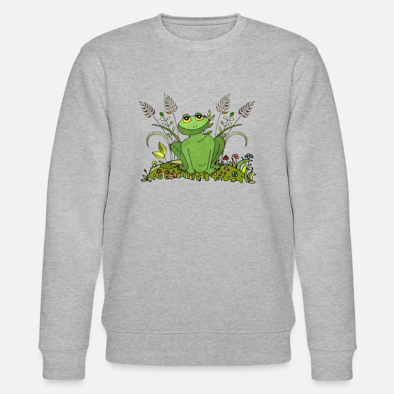 Frosch - Stanley/Stella Unisex Bio-Sweatshirt CHANGER  - Grau meliert