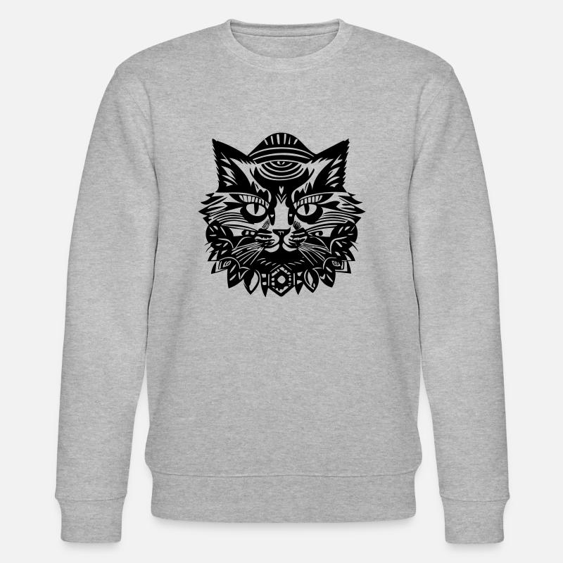 chat - Sweat bio CHANGER Stanley/Stella Unisexe - gris chiné