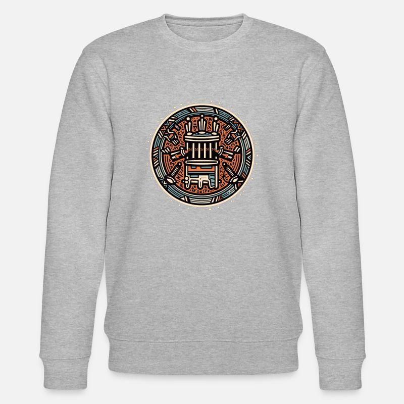 Drum Schlagzeug - Stanley/Stella Unisex Bio-Sweatshirt CHANGER  - Grau meliert
